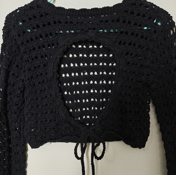 Free People Beach Open Knit Sweater - Picture 6 of 8